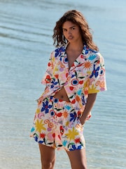 Eleanor Bowmer Printed 100% Cotton Pyjamas - Image 1 of 8