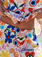 Eleanor Bowmer Printed 100% Cotton Pyjamas - Image 7 of 8