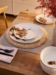 12 Piece Natural Hamish The Highland Cow Dinner Set - Image 1 of 5