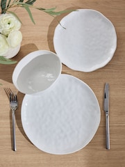 12 Piece White Anya Dinner Set - Image 3 of 5