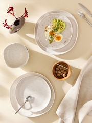 12 Piece Natural Amira Speckle Dinner Set - Image 3 of 5