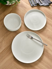 12 Piece White Flynn Dinner Set - Image 3 of 4