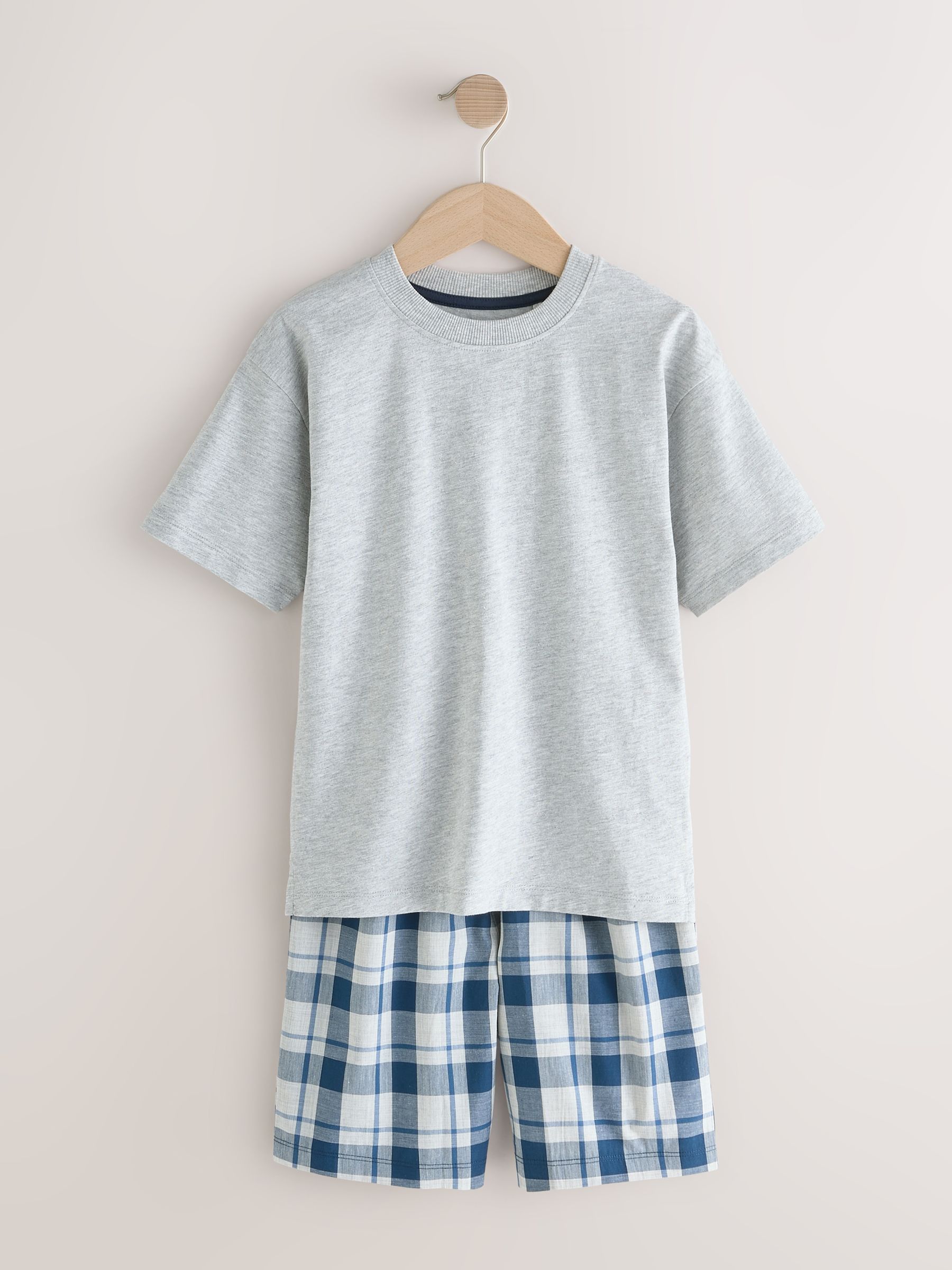 Pyjama oversize, lot de 3 bleu/écru Next | La Redoute