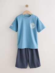 Black/ Grey/ Yellow 100% Cotton Short Pyjamas 3 Pack (6-16yrs) - Image 9 of 15