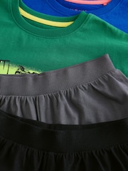 Blue/ Green Cities Short Pyjamas 2 Pack (3-16yrs) - Image 6 of 7