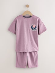Navy/ Purple Waves Short Pyjamas 3 Pack (3-16yrs) - Image 9 of 12