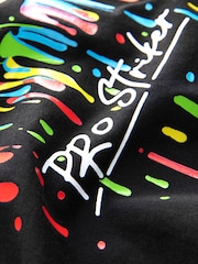 Black/ Multi Bright Football Short Pyjamas 2 Pack (5-16yrs) - Image 6 of 6