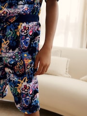 Multi Bright Graffiti Gamer Short Pyjamas 2 Pack (3-16yrs) - Image 7 of 14