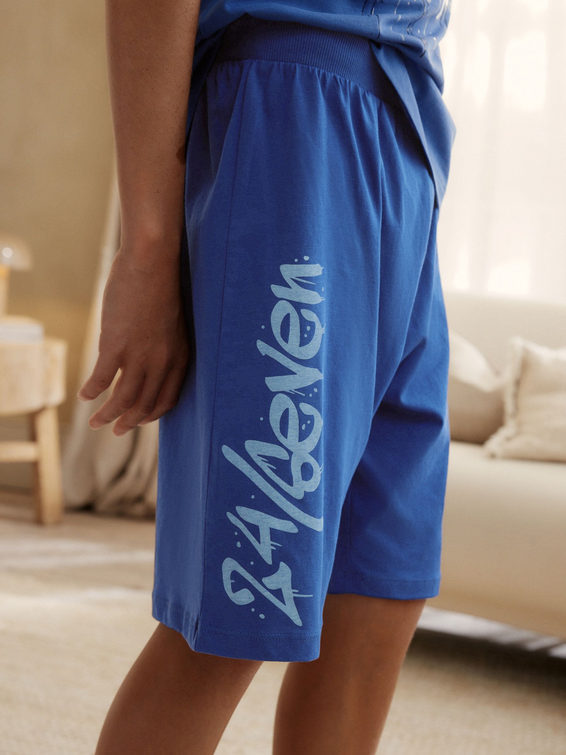 Buy Multi Bright Graffiti Gamer Short Pyjamas 2 Pack (3-16yrs