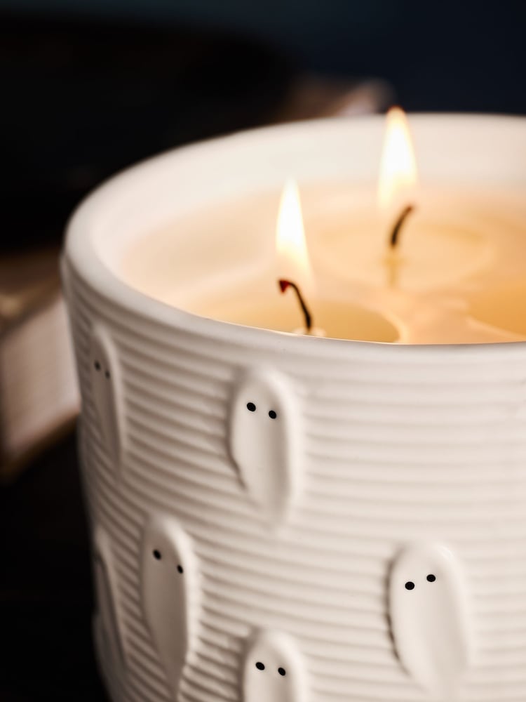 Natural Ghost Pumpkin Spice 3 Wick Candle - Image 2 of 3