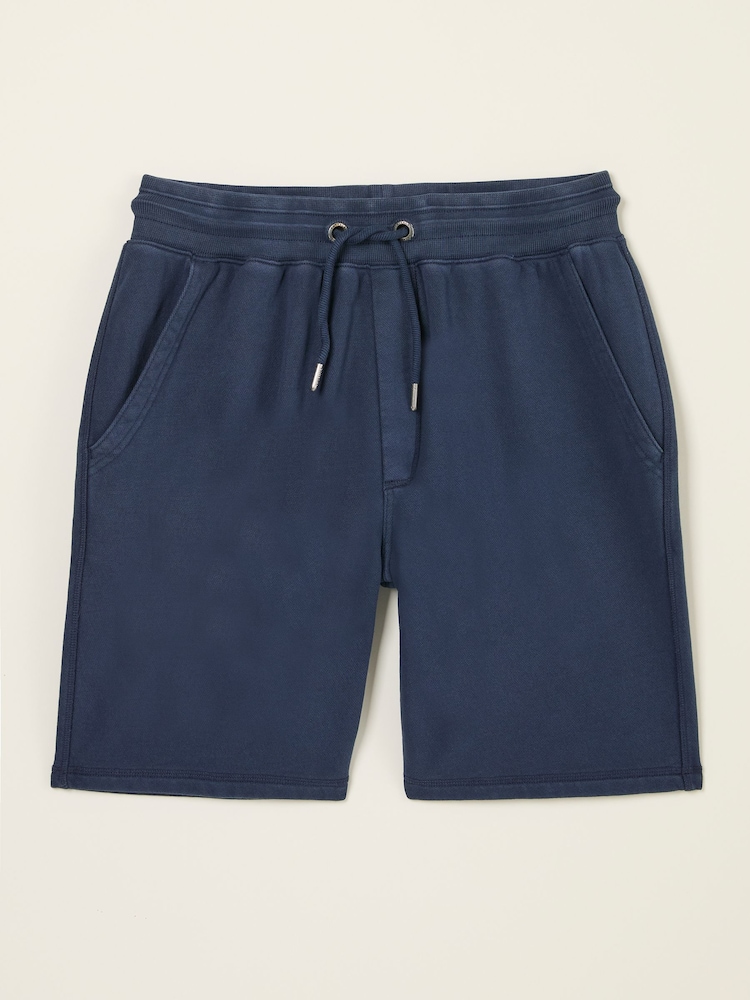 FatFace Cambourne Navy Sweat Short - Image 1 of 1