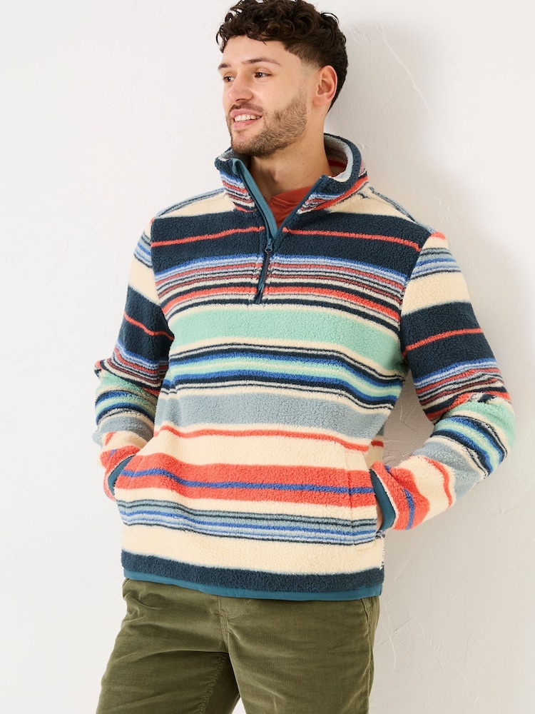 Stripe Fleece Half Zip - Bild 2 von 6 Stripe Fleece Half Zip - Bild 2 von 6