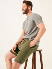 Verde cáqui - FatFace Sweat Short - Imagem 4 de 5