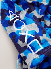 Blue/White Playstation License Robe (5-16yrs) - Image 3 of 4