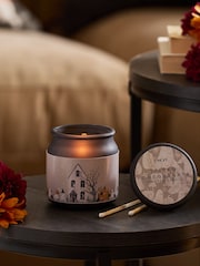 Grey/Black Autumn Pumpkin Spice Mini Candle - Image 1 of 4