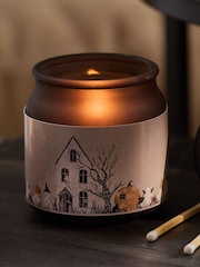 Grey/Black Autumn Pumpkin Spice Mini Candle - Image 3 of 4