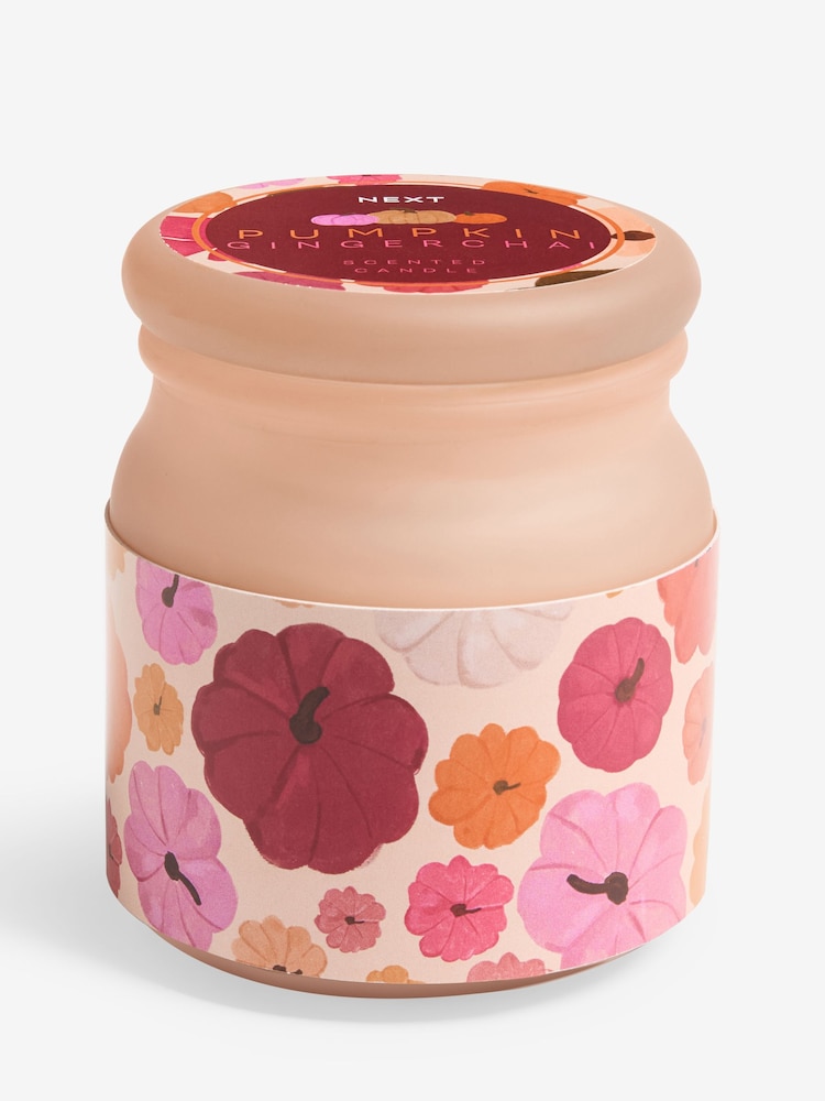 Orange Autumnal Pumpkin Ginger Chai Mini Candle - Image 4 of 4