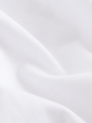 White Long Sleeve Back Print 100% Cotton T-Shirt (3mths-7yrs) - Image 3 of 4