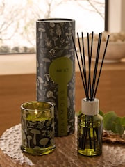 Black/Green Oakmoss Diffuser and Candle Set - Image 1 of 4