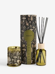 Black/Green Oakmoss Diffuser and Candle Set - Image 4 of 4
