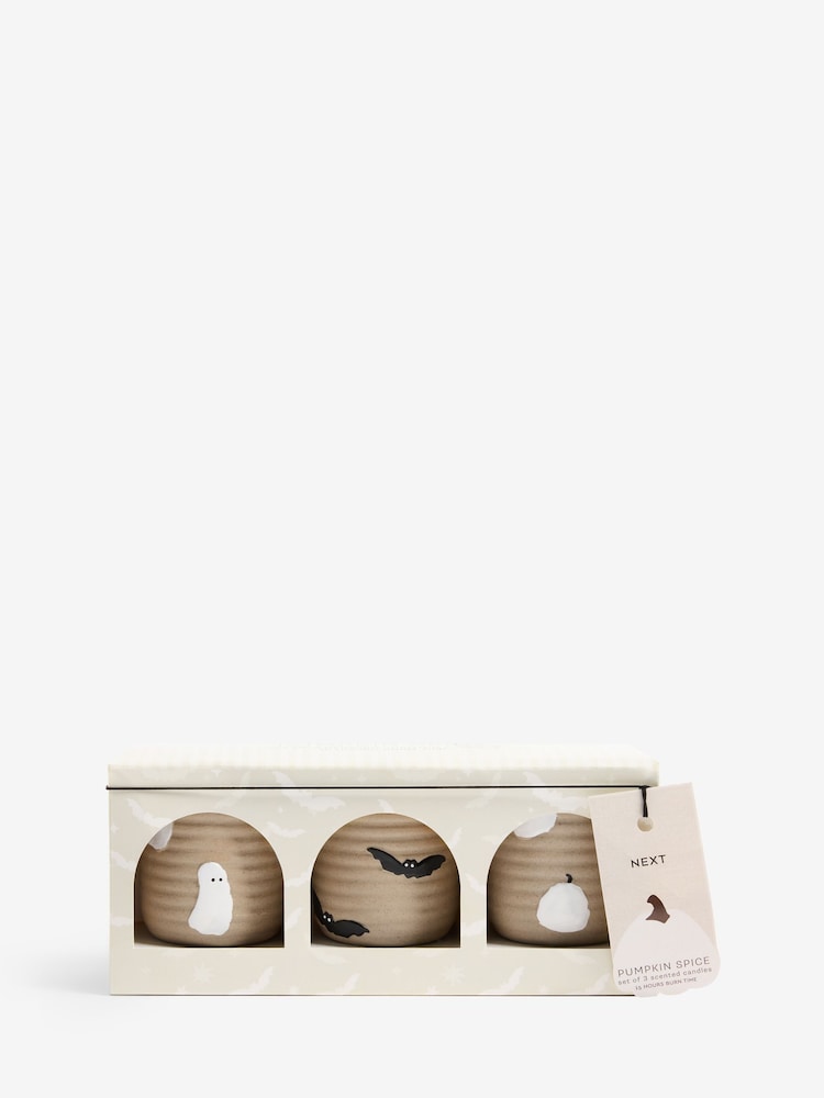 Natural Ghost Pumpkin Spice Set of 3 Candle - Image 3 of 3