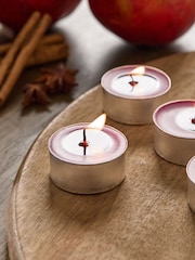 Orange Autumnal Pumpkin Ginger Chai 24 Pack Tealights Candle - Image 3 of 4