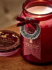 Red Festive Spice Jar Candle - Image 3 of 4