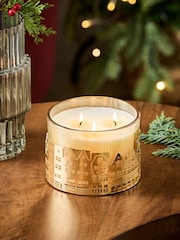 Gold Festive Spice 3 Wick Candle - Image 1 of 3