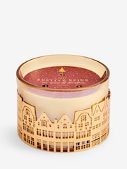 Gold Festive Spice 3 Wick Candle - Image 2 of 3