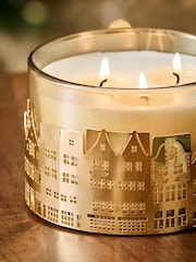 Gold Festive Spice 3 Wick Candle - Image 3 of 3