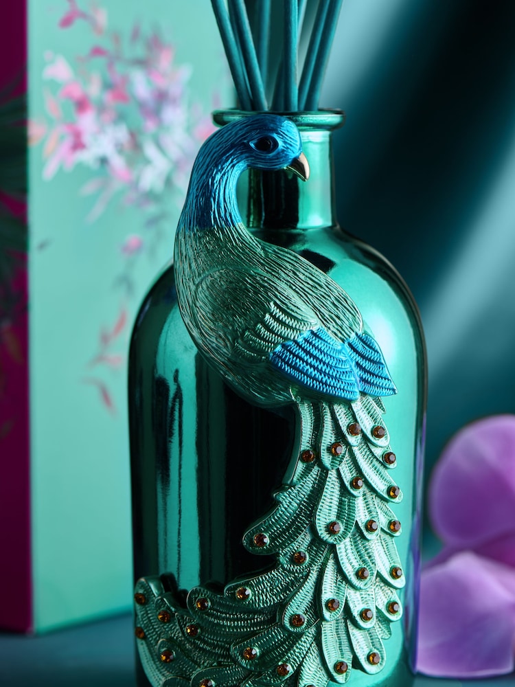 Dark Orchid and Patchouli Peacock 180ml Diffuser - Image 2 of 3 Dark Orchid and Patchouli Peacock 180ml Diffuser - Image 2 of 3