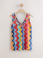 Rainbow Swirl Print Modal Slouch Vest - Image 5 of 7