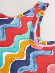 Rainbow Swirl Print Modal Slouch Vest - Image 7 of 7