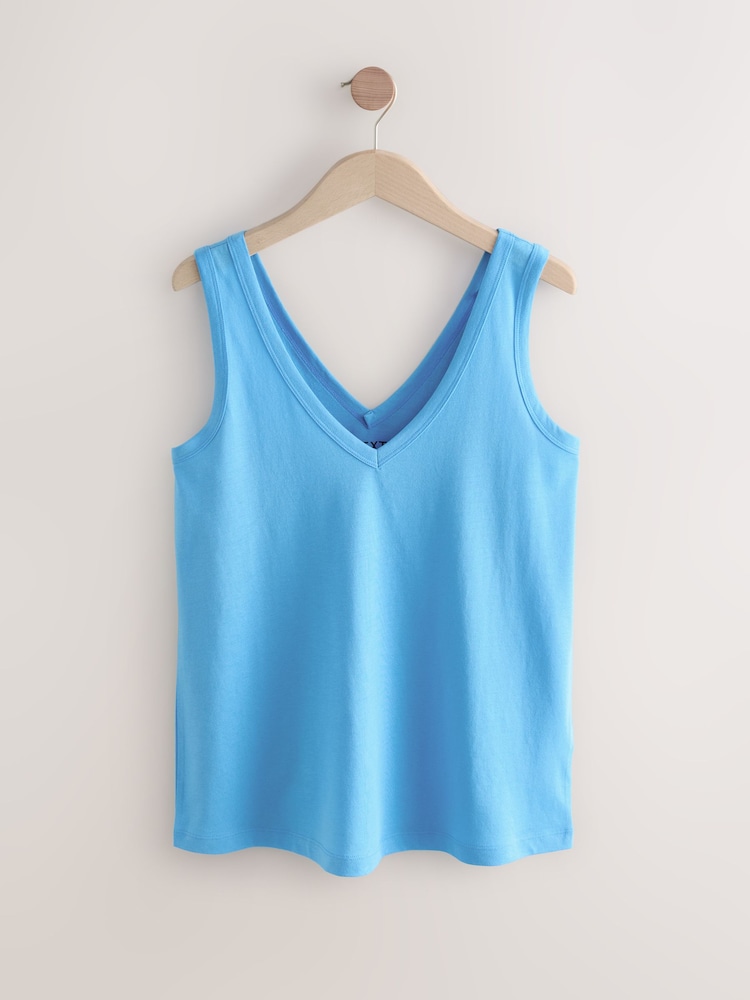 Rose/Bleu/Vert - Lot de 3 gilets souples en modal - Image 6 of 9