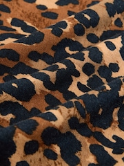 Animal Leopard Sleeveless V-Neck Slouch Dress - Image 6 of 7