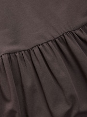 Brown Drop Waist Maxi Length Jersey Dress - Image 6 of 7