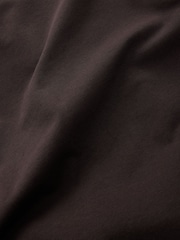 Brown Drop Waist Maxi Length Jersey Dress - Image 7 of 7