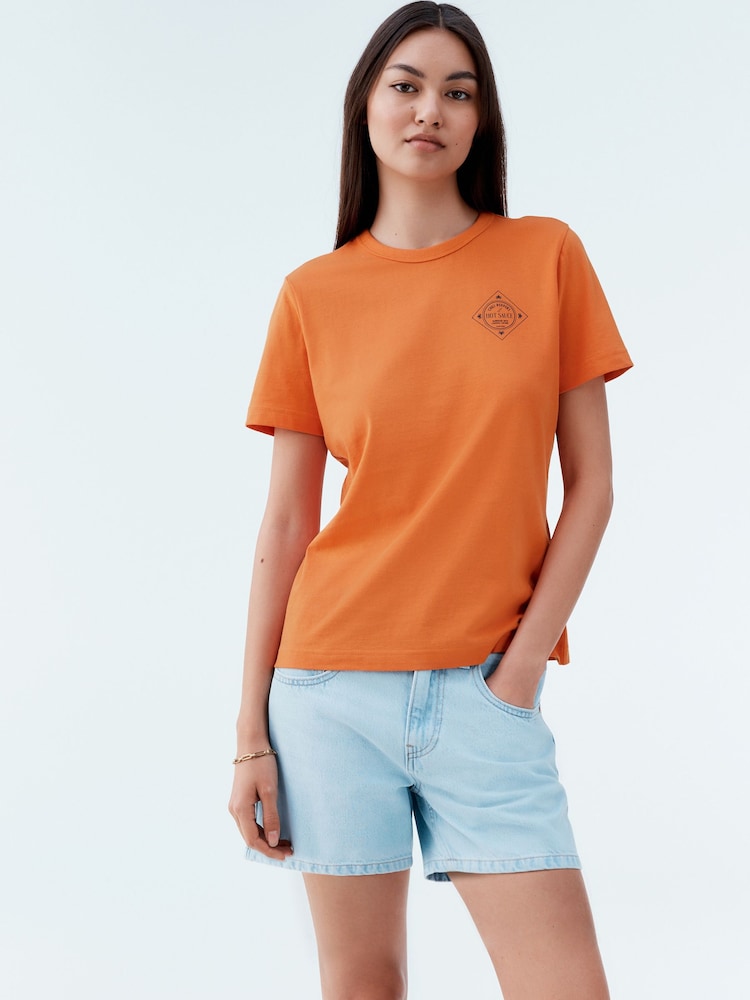 Back Graphic Hot Sauce Essential Pure Cotton Short Sleeve Crew Neck T-Shirt - Image 2 of 5