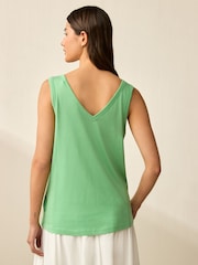 Bright Green Modal Slouch Vest - Image 3 of 7
