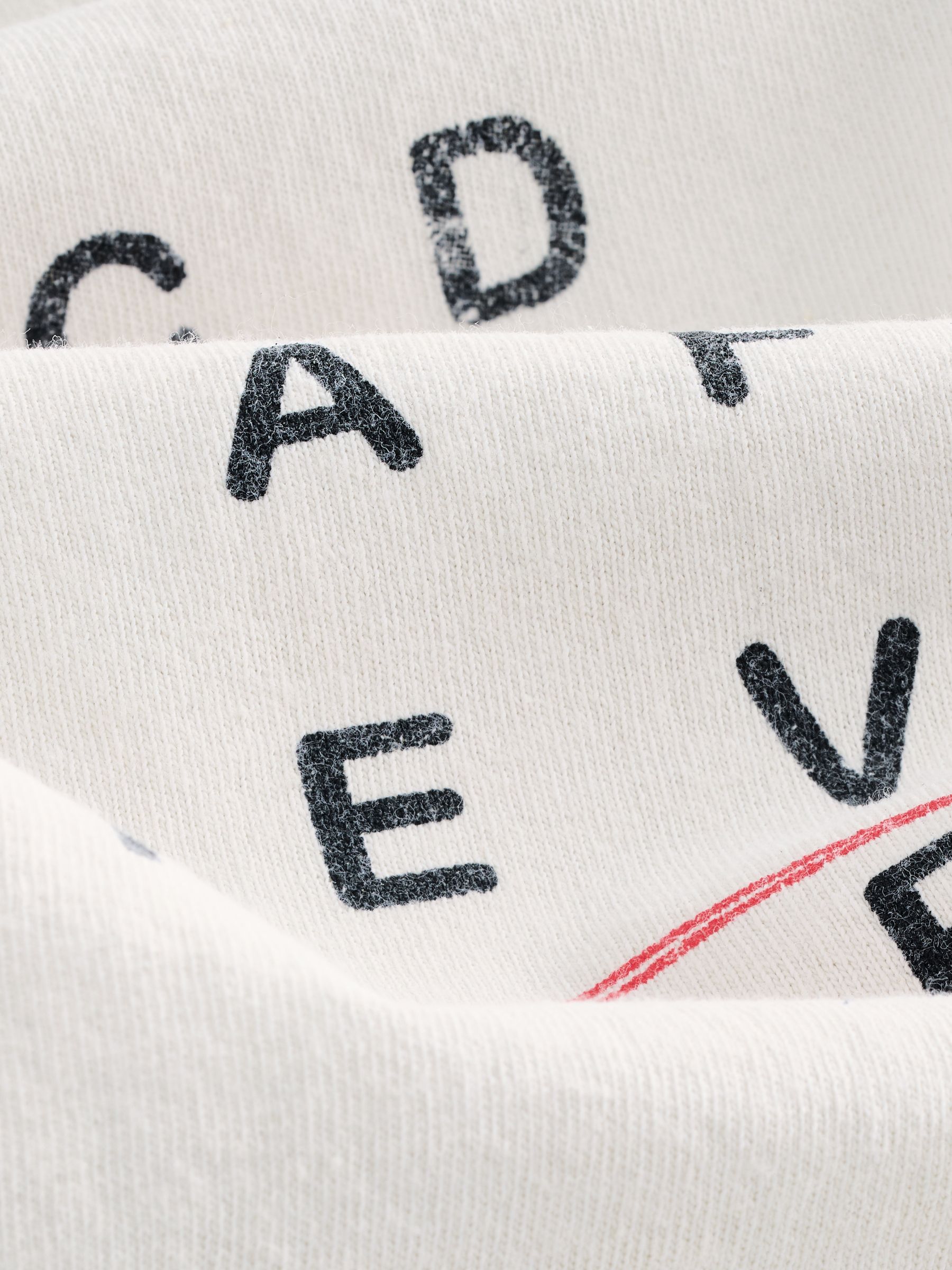 Buy Ecru 100% Cotton Novelty Crossword Puzzle Graphic Short Sleeve T