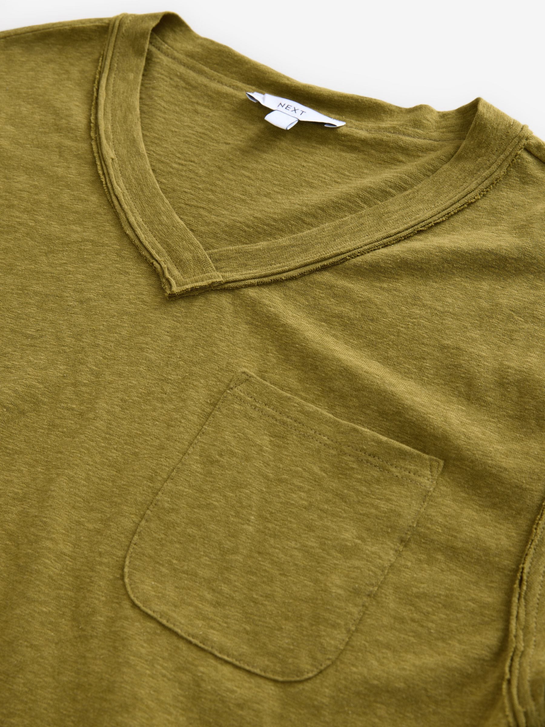 Tシャツ・カットソー [SATUR]Classic Small Logo Short Sleeve Tee Olive Mint Men's T-Shirts: Tank Tops + Graphic Tees | Saturdays NYC