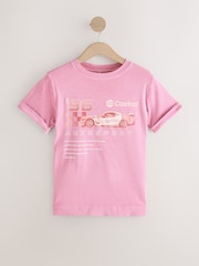 Rosa lavado - Camiseta oficial Castrol License Motorsport Graphic de manga curta 100% algodão com gola redonda - Imagem 5 de 7