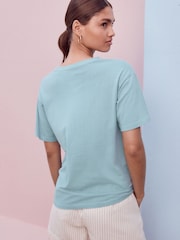Faded Blue License 7 Up 100% Cotton T-Shirt - Image 3 of 7
