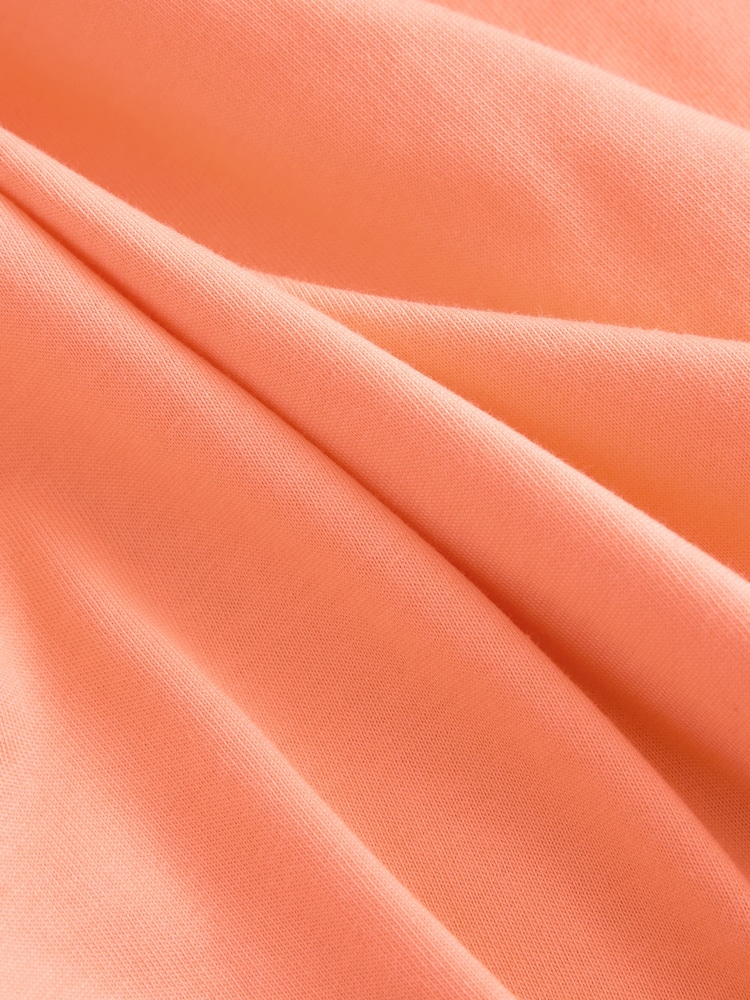 Fluro Orange 100% Cotton T-Shirt Dress - Image 2 of 3 Fluro Orange 100% Cotton T-Shirt Dress - Image 2 of 3