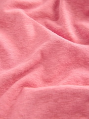 Pink Oversized V-Neck Short Sleeve T-Shirt - Image 7 of 7