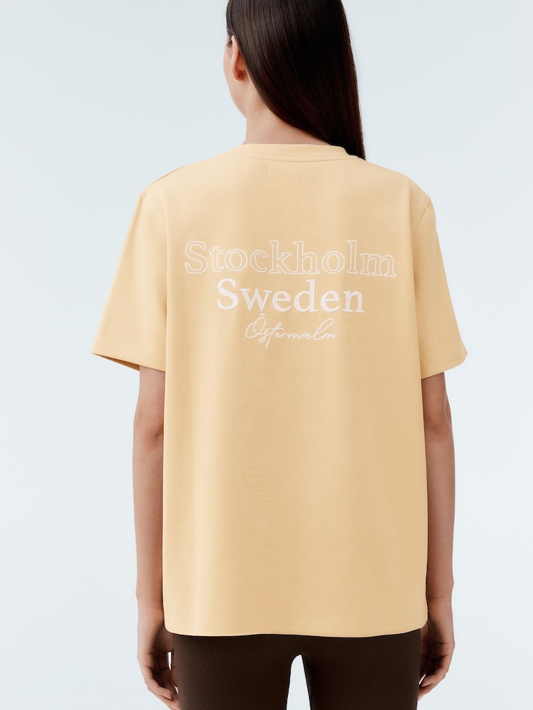 Beurre jaune - T-shirt Manche courte Col ras du cou lourd - Image 3 of 8