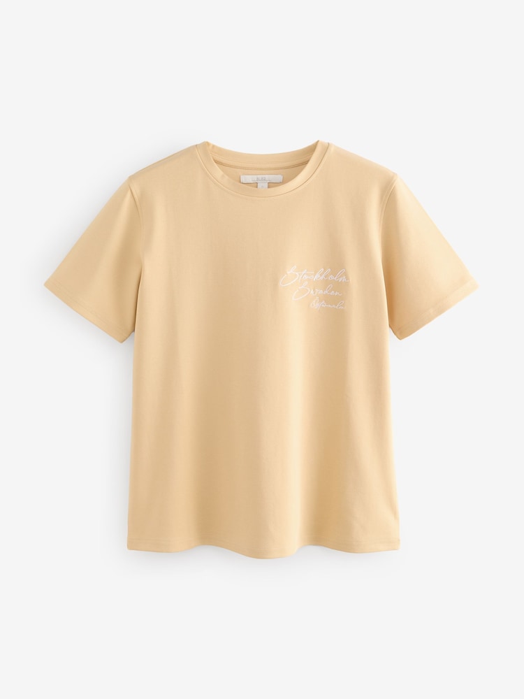 Beurre jaune - T-shirt Manche courte Col ras du cou lourd - Image 6 of 8