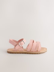 Pink Strappy Sandals - Image 5 of 9