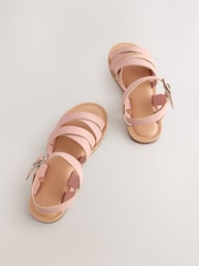 Pink Strappy Sandals - Image 6 of 9