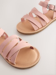 Pink Strappy Sandals - Image 7 of 9